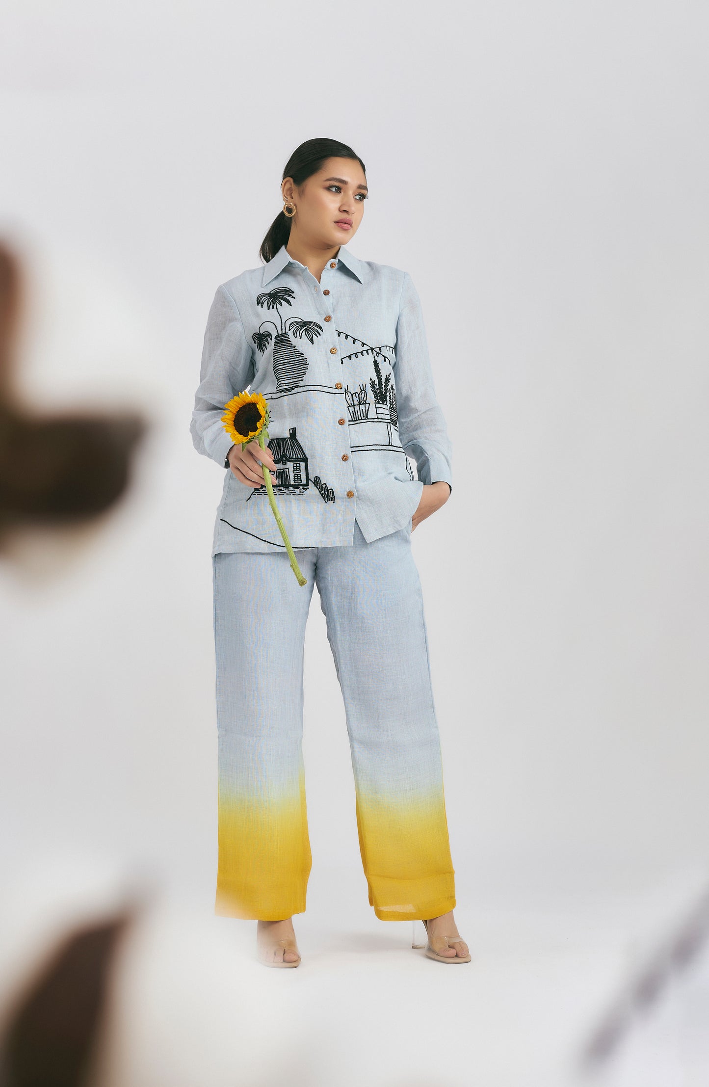 City Stillness Linen Co-ord Set