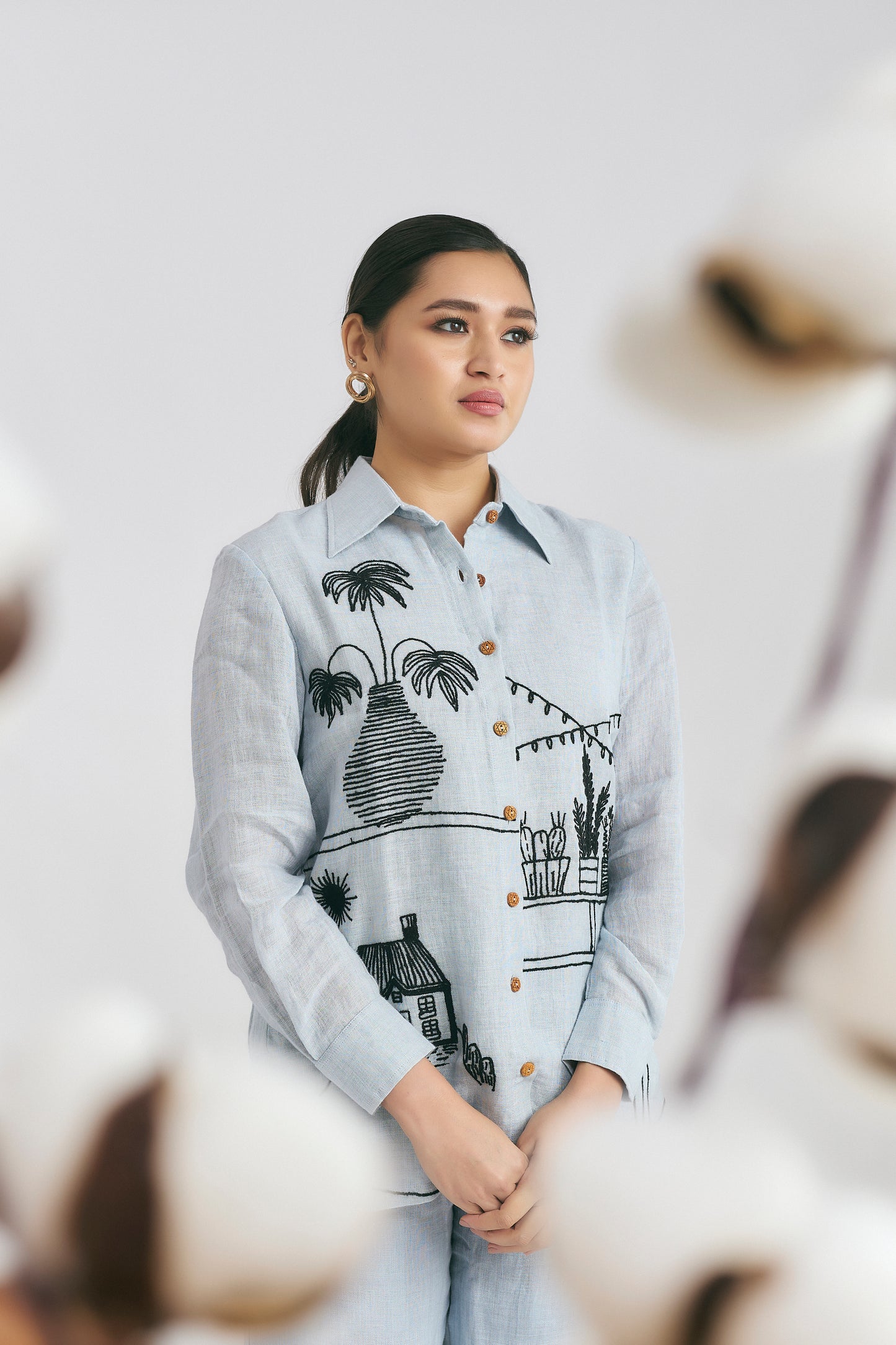 City Stillness Linen Co-ord Set