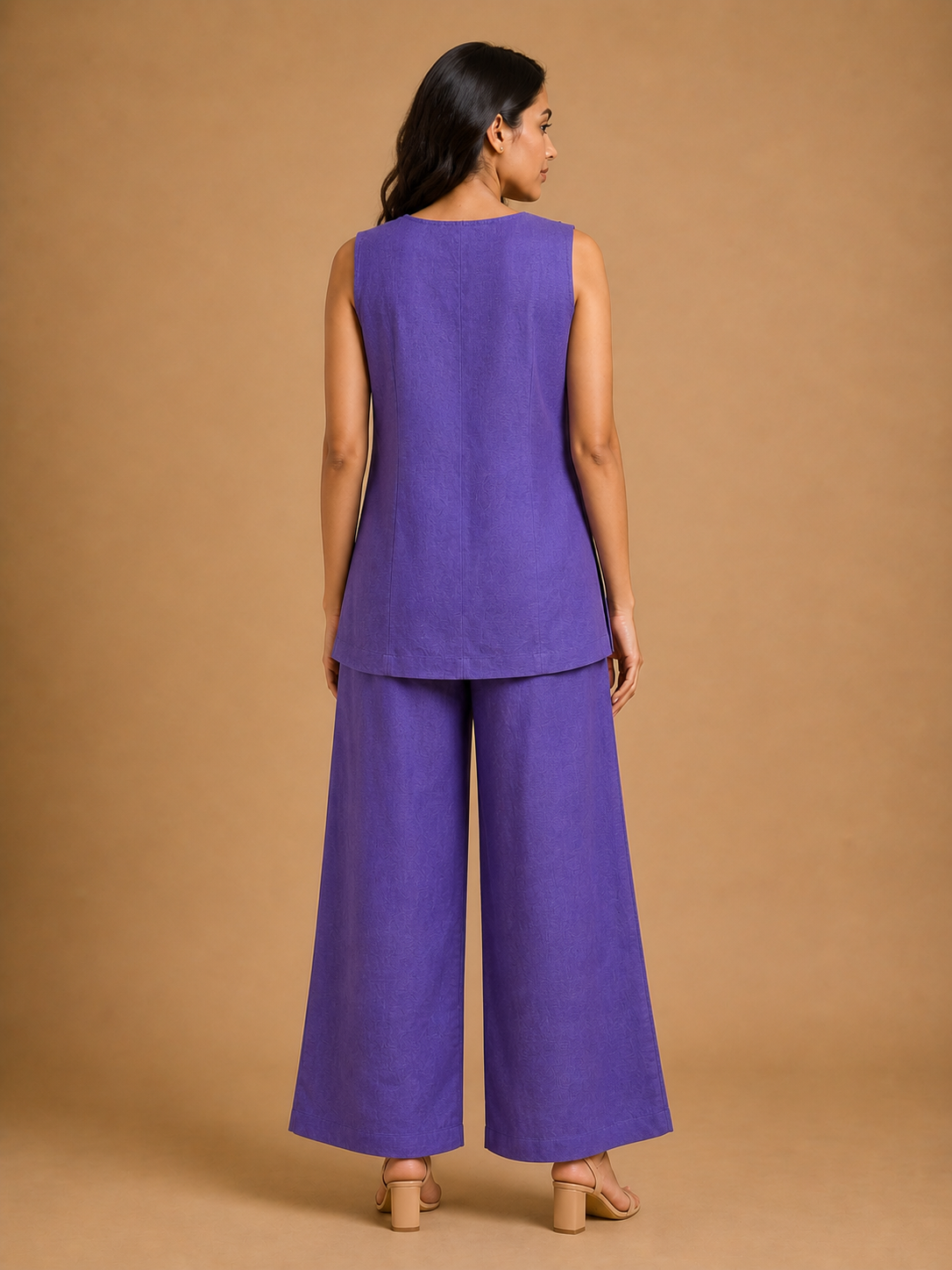 Violet French Knot Co-Ord Set