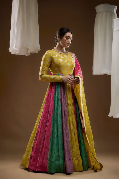 Multicolour Anarkali