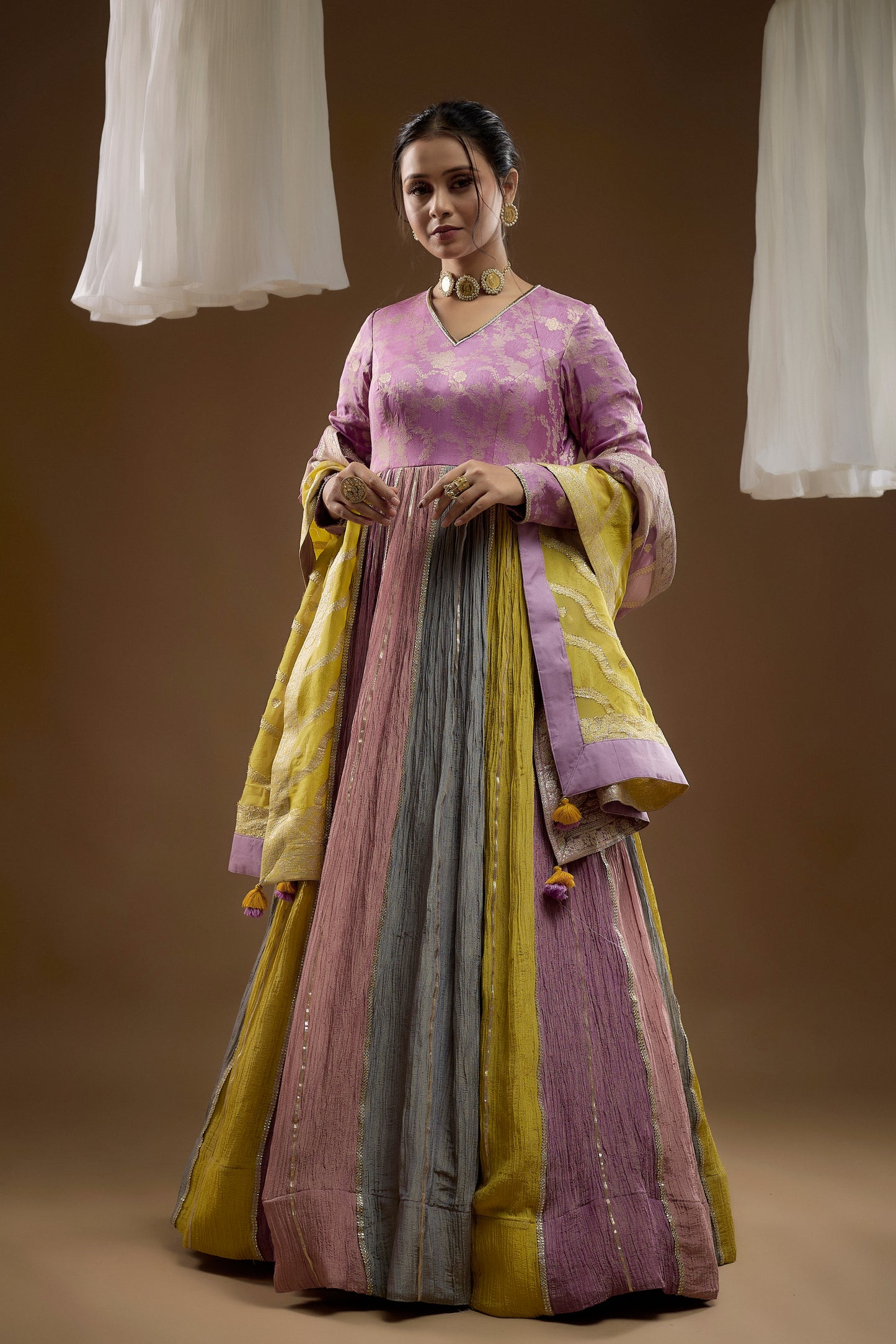 Multicolour Anarkali