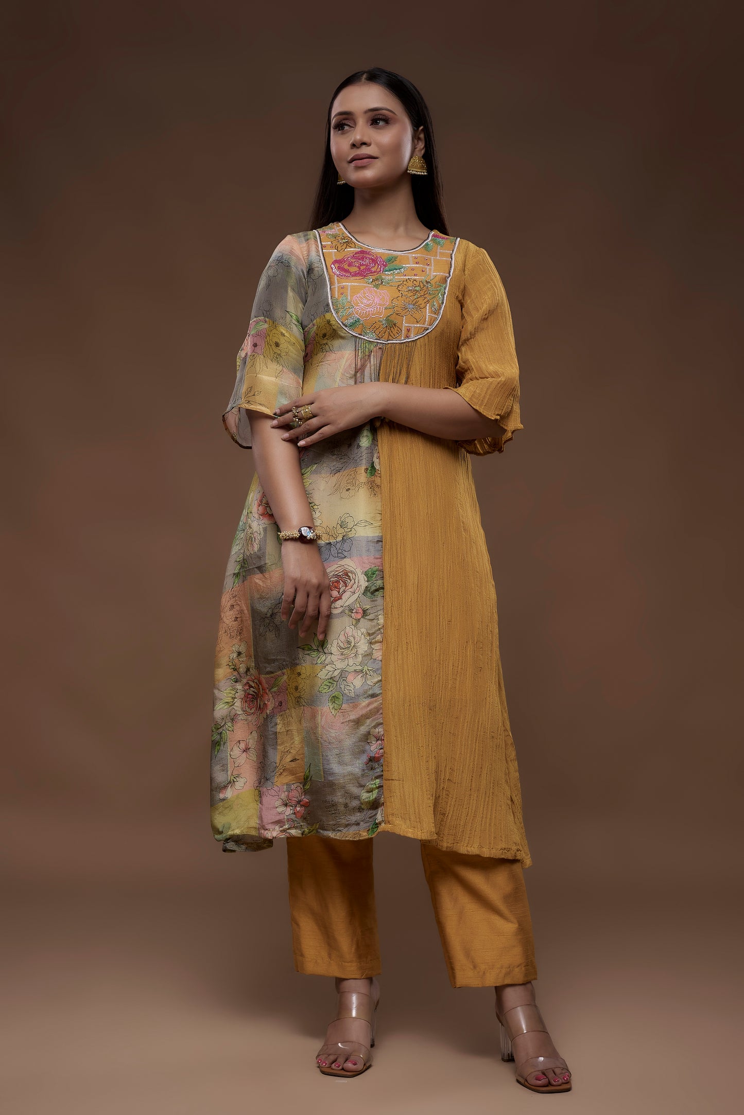 Dual Tone Kurta Pant